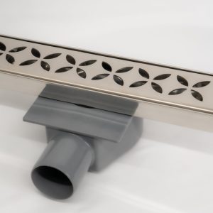 Shower drain with horizontal outlet - Lotus