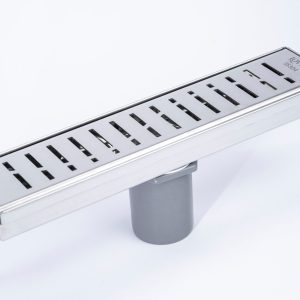 Shower drain with Vertical outlet - Wave In